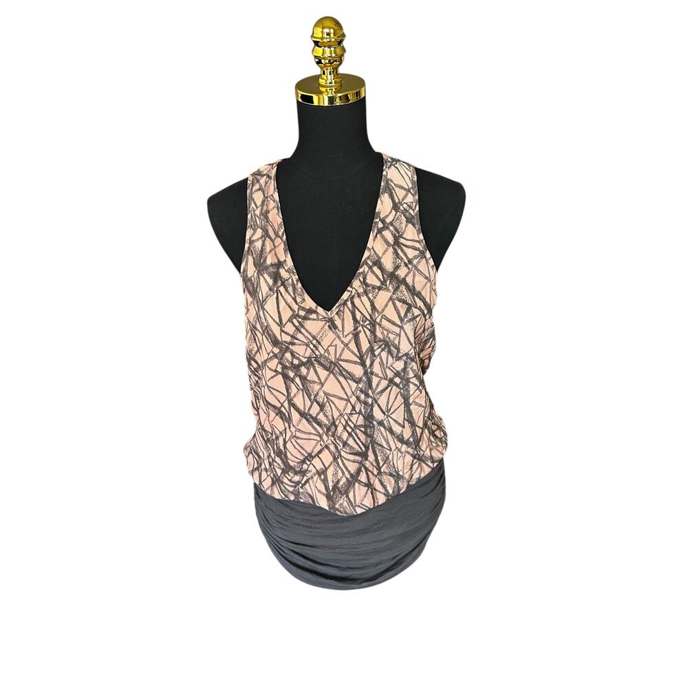 Vintage Y2K Akiko Silk Blouson Twofer Dress – Size Small